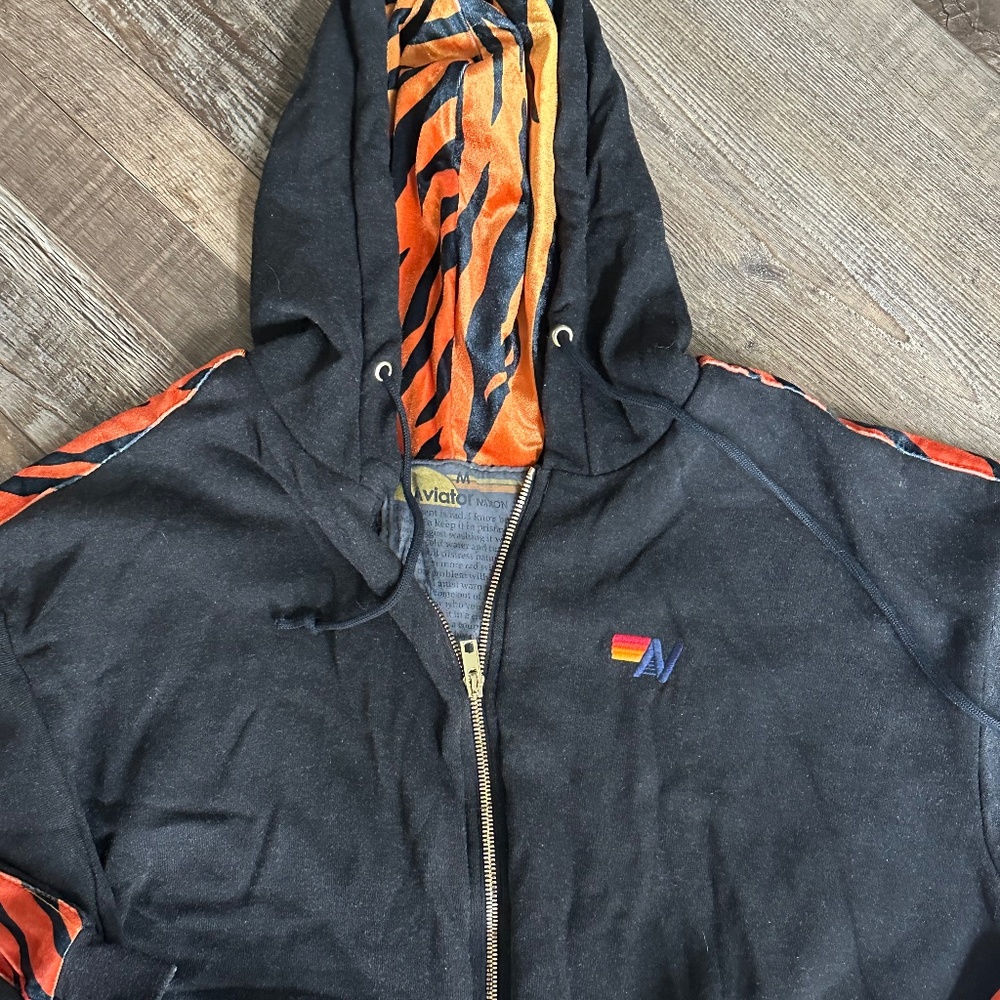 Aviator nation tiger zip up